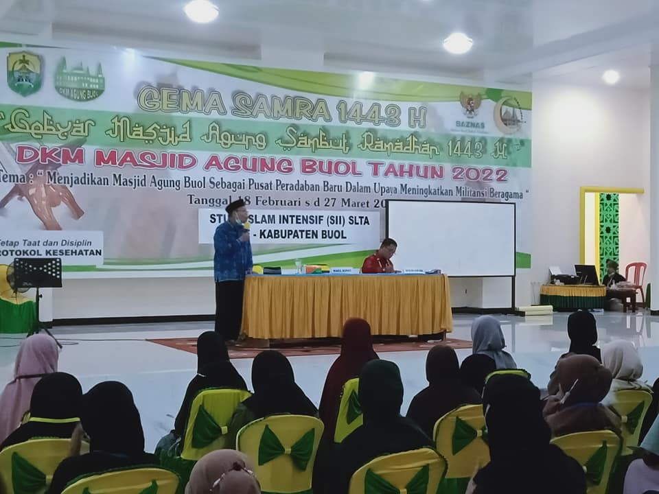 Sambut Ramadhan 2026, DKM Masjid Agung At Tafallkur Buol Gelar Tabliq Akbar