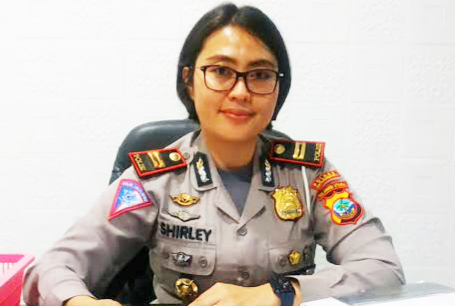 Kasat Lantas Polres Kotamobagu IPTU SHIRLEY BETZY D. MANGELEP,SH.MH
