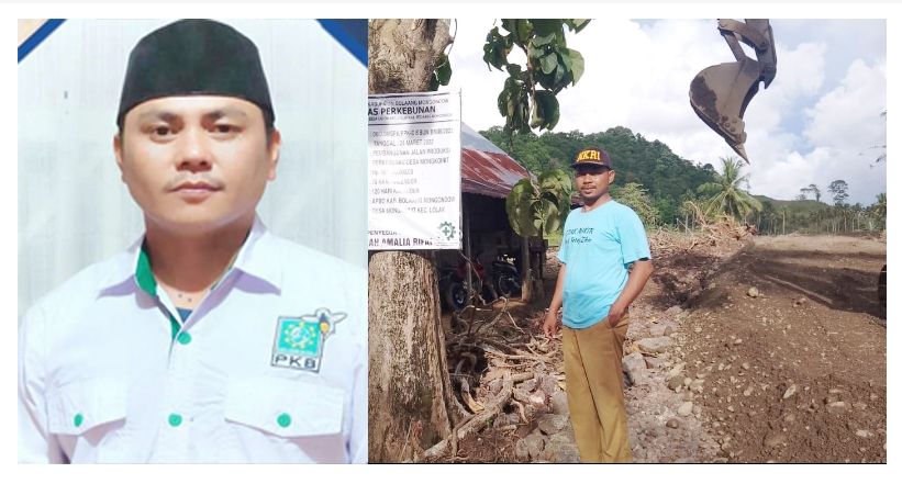 Supandry Damogalad,S.IP dan Sangadi Mongkoinit Herdi Paputungan (Ftoto:Ist)