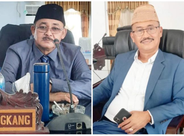 Foto: Sekretaris Komisi II Sunarto Kadengkang dan Ketua Komisi II Sofyan Alhabsy