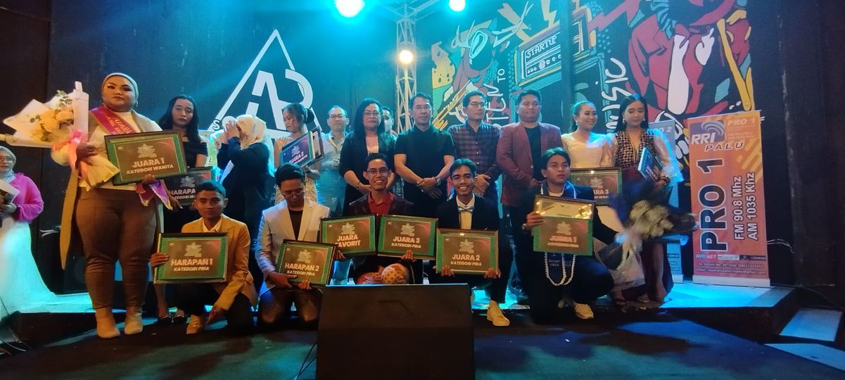 Resmi ditutup Bupati Sigi Mohamad Irwan, S.Sos,M.Si lomba Bintang Radio Indonesia 2022, Kamis (3/11/2022)