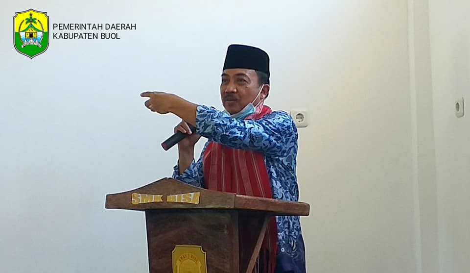 Sekretaris Daerah (Sekda) Buol Drs. Moh Suprizal Jusuf, MM,