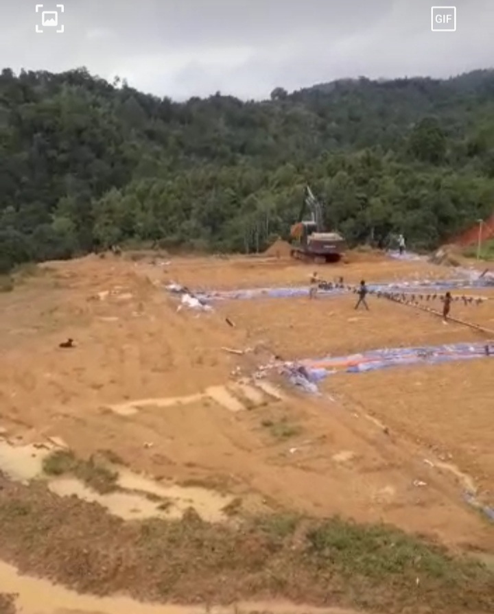 Lokasi PeTi dengan luas lahan 16 H di Desa Lanud