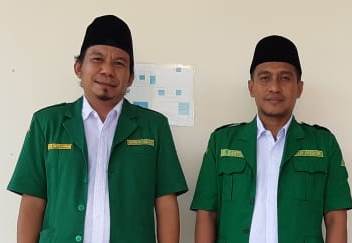 Akbar (ketua PC Ansor Banggai dan Budysastra (Sekretaris PC Angsor Banggai)