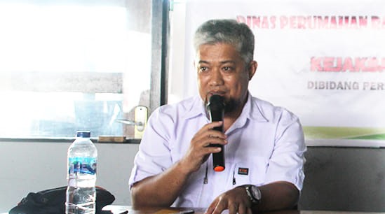 Kepala Dinas Perkim Kabupaten Buol Darsyad, ST