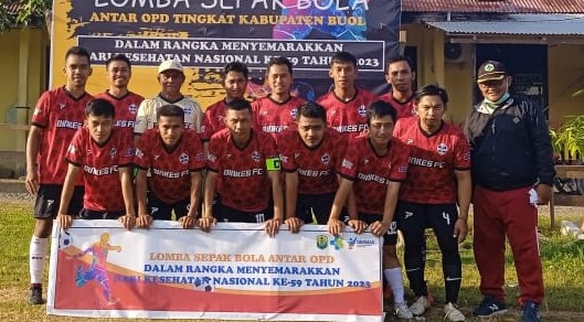DINKES A memmpin klasemen sementara Open Turnamen antar OPD 2023