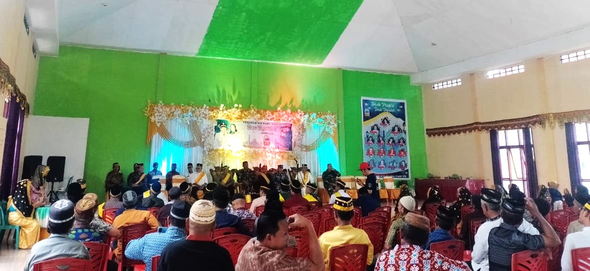 Upacara peringatan HUT Desa Dopalak ke-19 Rabu 13 Maret 2024.