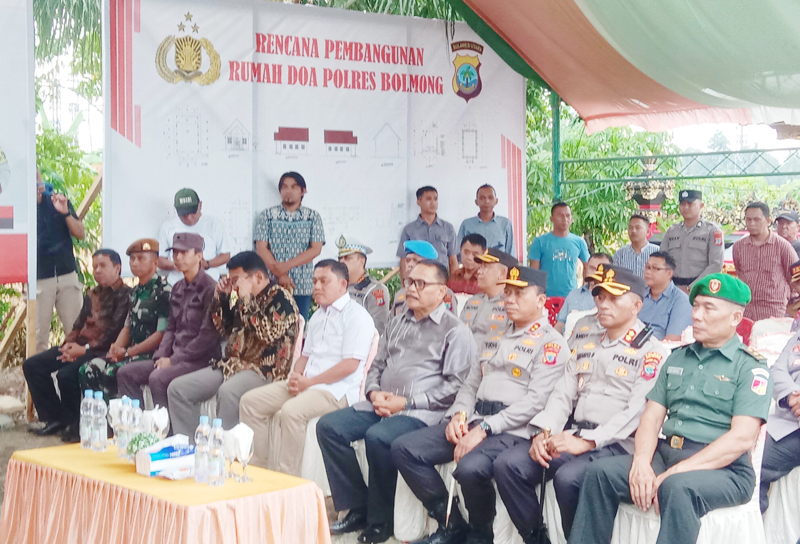 Bupati Bolmong Limi Mokodompit sambut Kapolda Sulut Irjen Pol. Yudhiawan 
