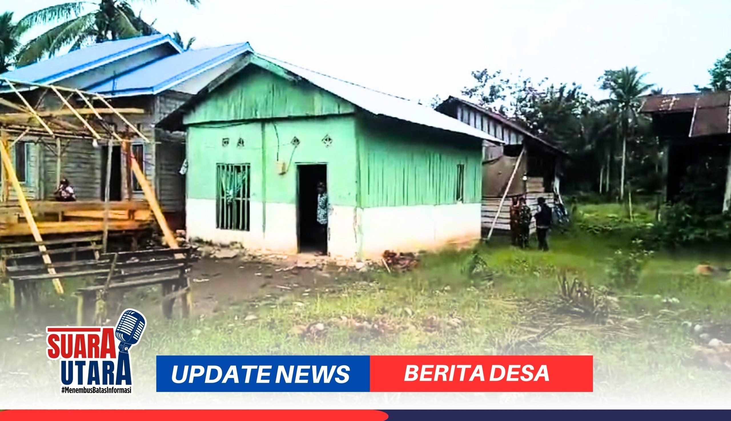 Rumah bantuan pemerintah yang diidiami Isma Poliher, Warga Maniala, Kec.Tiloan.