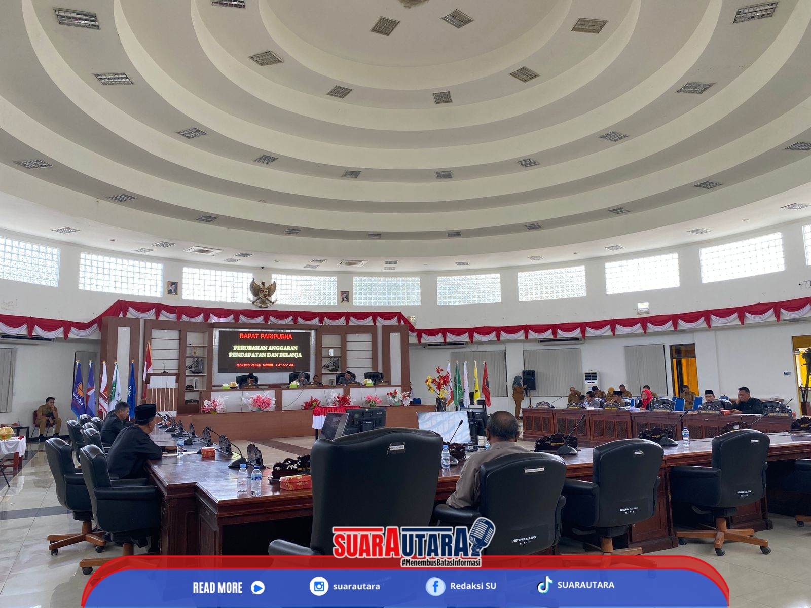 Paripurna DPRD Buol Terkait Perubahan APBD 2024, Senin 2 September 2024 (Foto : Wawan ISa)
