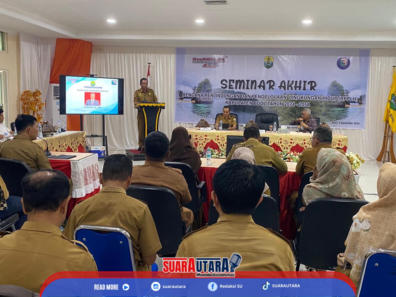 Seminar Laporan Akhir Penyusunan Dokumen Rencana Perlindungan dan Pengelolaan Lingkungan Hidup (RPPLH) [Foto : Diskominfo]