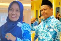 Ketua Wilayah IGI Sulteng, Dianawati dan Ahmad S. Ajun, S.Pd (Ketua IGI Kab.Buol)