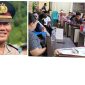 Foto Kasat Intelkam APK Usman.SH Memantau para peserta pengurusan SKCK.