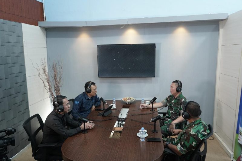 Bupati dan Dandim 1306 Kota Palu Hadiri Podcast Soal Pembinaan Warga Masuk Prjurit TNI