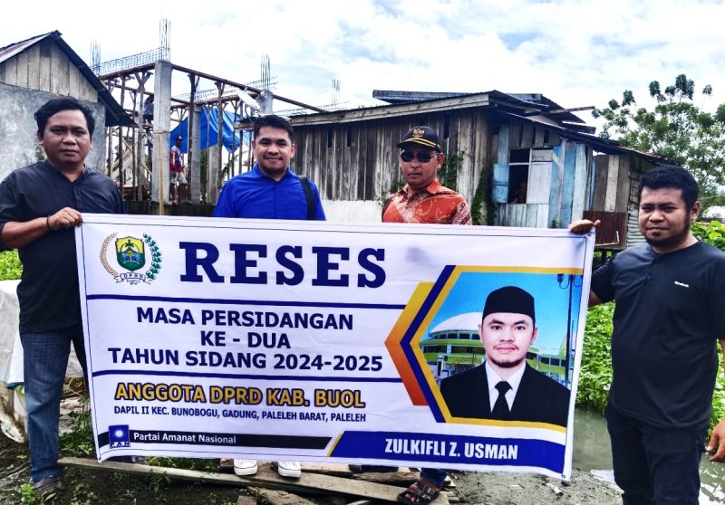 Anggota DPRD Kabupaten Buol Zulkifli Usman kembali menggelar Reses Masa Persidangan ke-2 tahun 2025