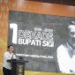 Bupati Sigi, Mohamad Irwan, saat memberikan sambutan di acara puncak Refleksi 1 Dekade Kepemimpinan Bupati Sigi (Foto Prokopim)