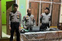 Polres Buol Tempatkan Personel Pengamanan di Kantor Bawaslu selama Sidang Gugatan Pilkada Berlangsung