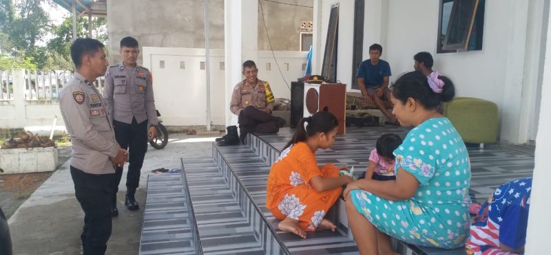 Subsatgas Binmas Kunjungi Warga Kelurahan Bugis Beri Himbauan Kamtibmas
