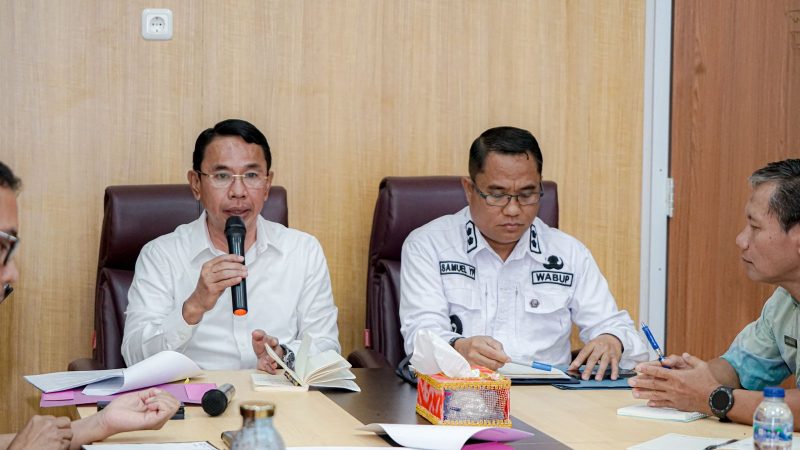 Bupati Sigi Mohamad Irwan Pimpin Rakor Pengawasan MBLB