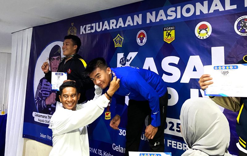 Aldo Marlon Tokii, Raih Juara 1 Kejurnas Karate Piala Kasal Cup lV 2025