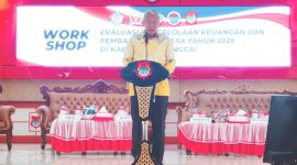 Foto Wakil Bupati saat berikan sambutannya 