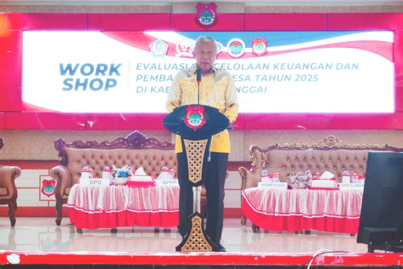 Foto Wakil Bupati saat berikan sambutannya 