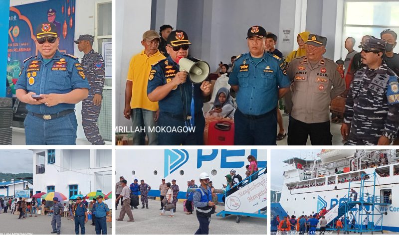 Foto Saat Kepala KUPP lakukan penertiban calon penumpang 