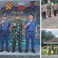 Foto Danramil Bersama Jajarannya dan Kapolsek Memantau Pos lebaran dan Rumah pemenangan Masing-masing Paslon