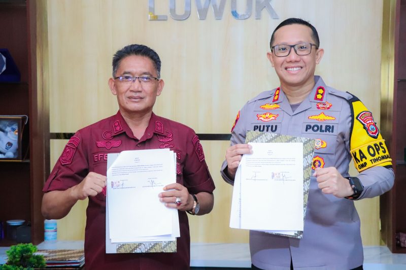Polres Banggai dan Lapas Kelas II B Luwuk resmi menandatangani Perjanjian Kerja Sama