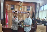 Foto Kapolres Banggai Bersama Kacab KPP liwuk