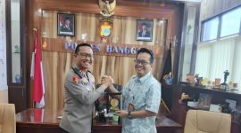 Foto Kapolres Banggai Bersama Kacab KPP liwuk