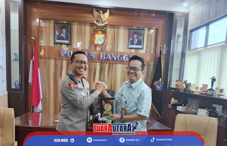 Foto Kapolres Banggai Bersama Kacab KPP liwuk