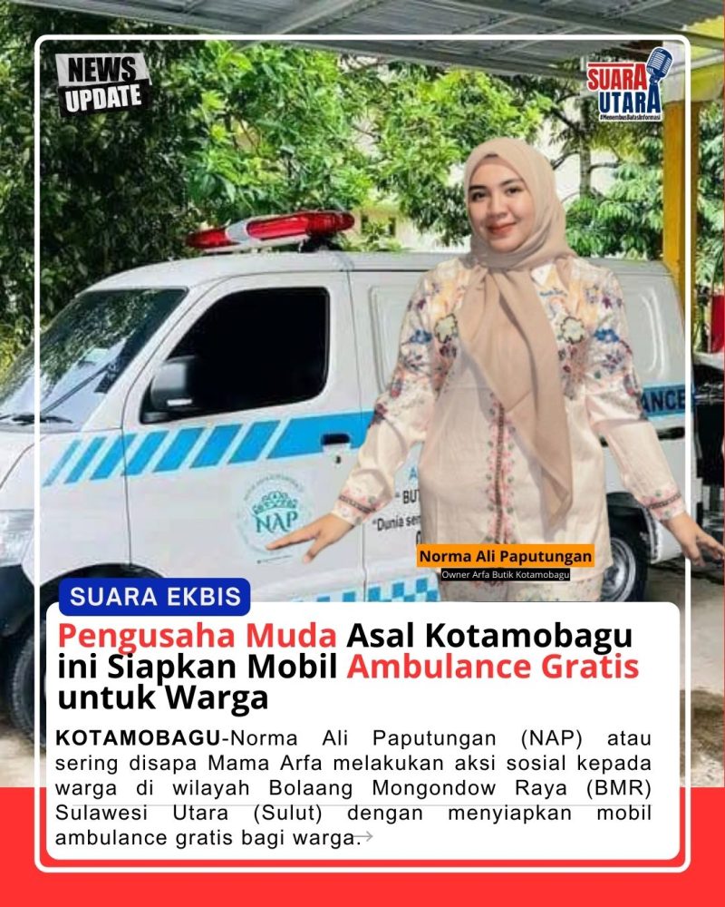 Pengusaha Muda Asal Kotamobagu ini Siapkan Satu Unit Mobil Ambulance Gratis untuk Warga