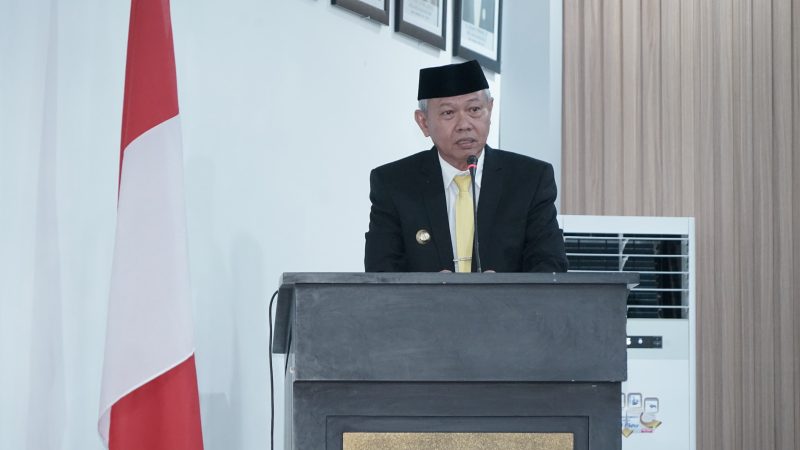 Bupati Sigi Sampaikan Pidato pada Paripurna Serahterima Jabatan