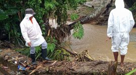 Gercep, Wabup Sigi Tinjau Lokasi Banjir di Kecamatan Kulawi Selatan
