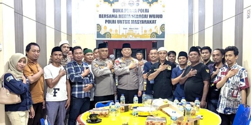 Kapolres Buol Gelar Buka Puasa Bersama Insan Pers