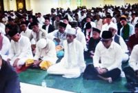 Bupati Bersama Jajaran Forkopida Sholat Ied di Masjid Agug Buol