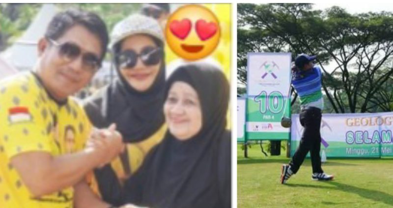 Foto Bersama Ibunda tercinta bersama Adiknya yang juga anggota dpr Provinsi sulteng