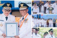 Foto Gubernur Sulteng Serahkan Penghargaan pada Wakil Bupati banggai