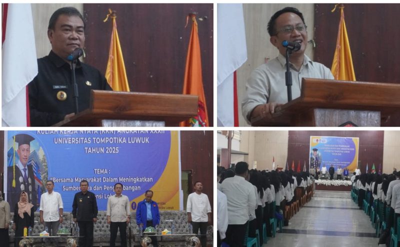 Foto Sekda Banggai Saat berikan Sambutanya 