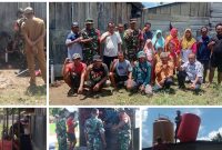 Foto Anggota Babinsa bersama Warga masyarakat Lembah tompotika