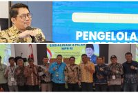 Foto Beniyanto Tamoreka Saat berikan Sambutanya