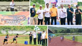 Foto Staf khusus bupati  bidang hukum buka Kejuaraan atlit pelajar