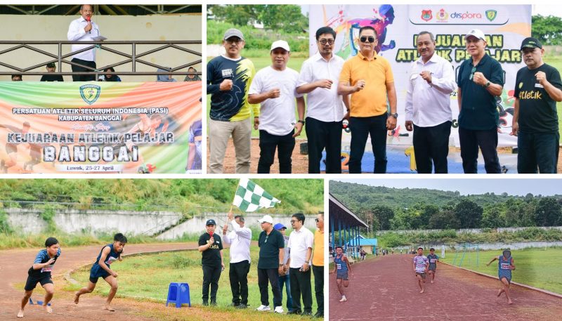 Foto Staf khusus bupati bidang hukum buka Kejuaraan atlit pelajar