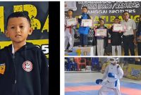 Foto Kenzi Bersama kedua orang tuanya 