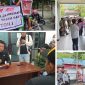 Foto masa aksi di kantor DPRDbanggai dan Bawaslu 