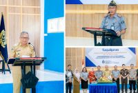 Foto Wabup berikan sambutan