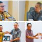 Foto Bupati Banggai Saat berikan sambutan di depan Direktur Utama Ubaidillah