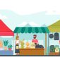 Pasar Desa Kokobuka, Ilustrasi