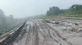 Kondisi Dan Situasi Jalan Bambuan (Foto : TTN)